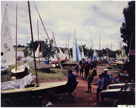 Deneysville, 1967. Yachting on Vaal Dam.
