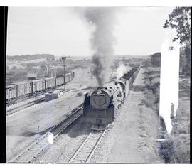 Kroonstad, 1940. SAR Class 15F with coal train.