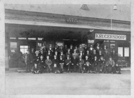 Krugersdorp. Station staff in CSAR days..