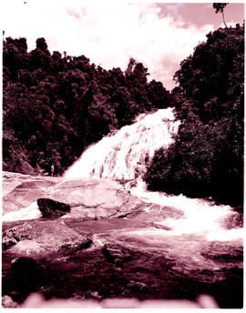 Tzaneen district, 1972. Debengeni waterfall.