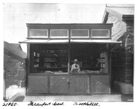 Beaufort West, 1922. Railway newspaper kiosk.