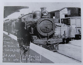 De Aar, 23 June 1904. CGR 6th Class Schenectady, later SAR Class 6G, with first through train fro...