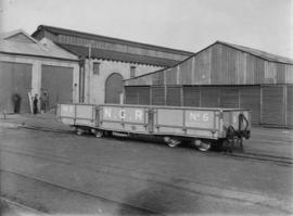NGR dropsided goods wagon No 5, later SAR Type NG.8-D-1, later Type NG.DZ-1 used on the Weenen br...