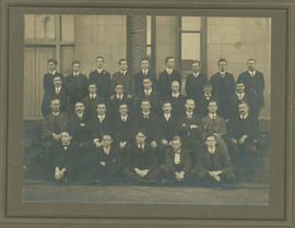 Cape Town. Group of railway officials and clerks.