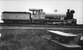 NGR Hendrie 'C' No 12, later SAR Class 2C No 766, built in Durban with small trolley in the foreg...