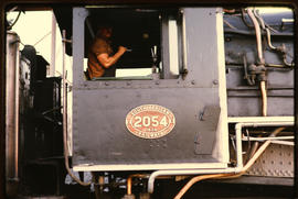 Number plate of SAR Class 15CA No 2054.
