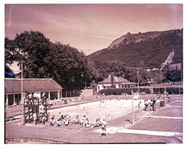 Paarl, 1952. Public swimming pool.