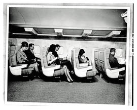 
SAA Boeing 727. Seating accommodation. Mockup.
