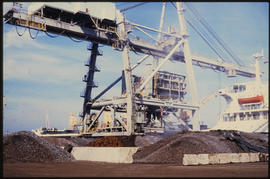 Richards Bay, September 1984. Coal handling facilities. [T Robberts]