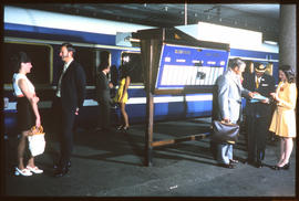 Johannesburg, 1973. Platform scene next to Blue Train. [S Mathyssen]