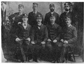 Imperial Military Railways investigation staff. From South African Railway Magazine 1910.