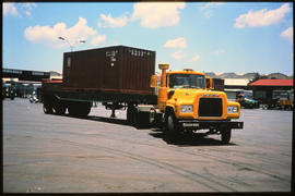 
SAR Mack No B17670 truck at goods depot.
