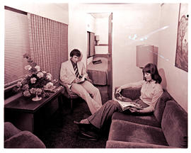 "1974. Blue Train Super Luxury compartment."