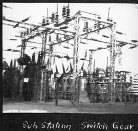 Circa 1925. Switchgear at substation. (Album on Natal electrification)