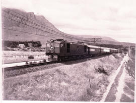 Wolseley district, 1960. SAR Class 4E With Blue train.