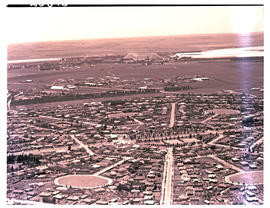 Springs, 1954. Aerial view of residential area.