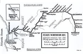 South-West Africa. Details of early locomotives and narrow-gauge lines.