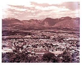 Paarl, 1961. Town view.