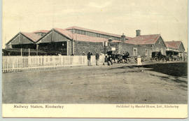 Kimberley. Railway station and yard. (Publisher Handel House Ltd, Kimberley)