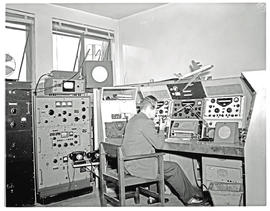 Johannesburg, 1962. Jan Smuts airport radio room ZUR.