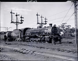 Cape Town, 1949. SAR Class 19D No 3312 near Bellville.