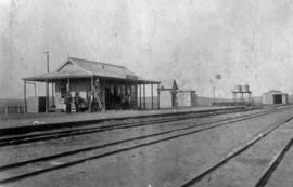 Somkela, 1908. Railway station.