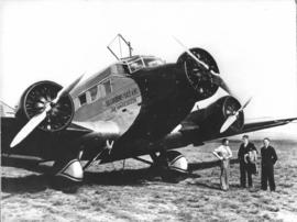 
SAA Junkers Ju 52 ZS-AFA 'Jan van Riebeeck'. At Rand Airport. With three persons.
