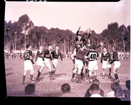 "Uitenhage, 1954. Rugby match."