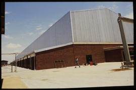 Bapsfontein, December 1982. New electric locomotive shed at Sentrarand marshalling yard. [T Robbe...