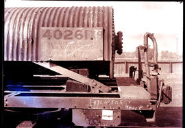 Johannesburg, 1934. SAR tank wagon for sulphuric acid type 4XS-2 No 40261 at Germiston.