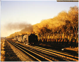 Orange River, June 1984. Goods train near railway station. [D Dannhauser]