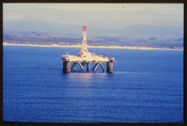 Mossel Bay. Offshore gas production platform.