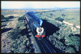Beaufort West district. SAR Class 25 on train No 15down all station daily passenger from Cape Tow...
