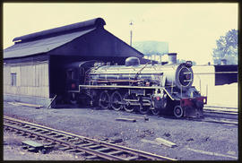 SAR Class 19BR No 1410, only one of its class at loco shed.