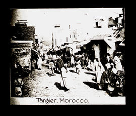 Tangier, Morocco. Street scene.