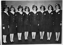 Circa 1946. Group of SAA air hostesses.