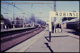 Randfontein, June 1991. View of Robinson railway station.