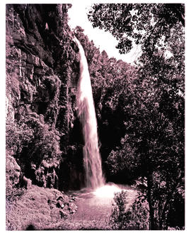 "Graskop district, 1972. Lone Creek waterfall."