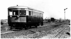 Johannesburg, 30 July 1936. Railcar RM12 at Langlaagte. (FG Garrison)