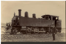 
Taken during the opening of the Pretoria - Pietersburg railway. Type 2-6-4 tank locomotive built...