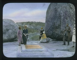 Zimbabwe. Cecil Rhodes Grave at World View in the Matopos.