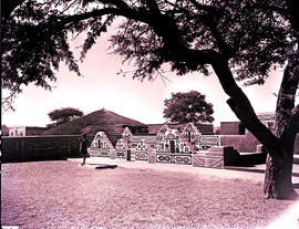 "Pretoria district, 1974. Ndebele village."