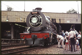 SAR Class 12R No 1947 'Rosie' with headboard 'ER Express 25 March 1979 Historic Transport Associa...