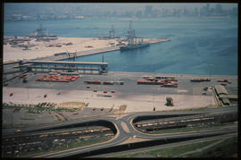 Durban, October 1978. Aerial View of Durban Harbour. [D Dannhauser]