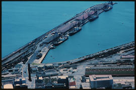 Port Elizabeth, December 1970. Aerial view of Port Elizabeth Harbour. [D Lee / S Mathyssen]