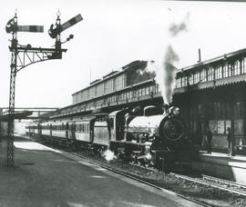 Johannesburg, 16 August 1923. Test train leaving for Cape Town.