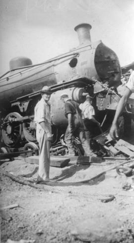 Vakaranga, 1939. Two trains in head-on accident.