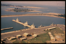 Richards Bay, July 1982. Aerial view of Richards Bay Harbour. [T Robberts]