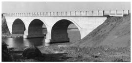 Karridene, South Coast. New three arch concrete bridge over the Umzimbazi River.