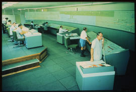 Interior of CTC centre. Centralized Traffic Control.